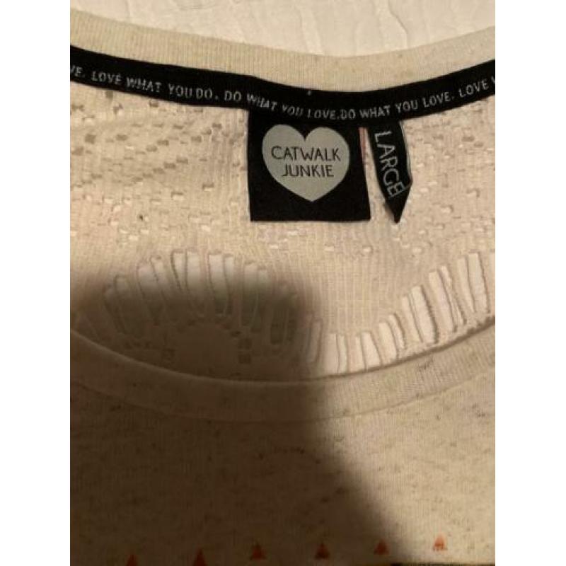 Catwalk junkie t-shirt nieuw maat L
