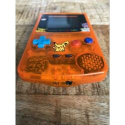 Gameboy Color Oranje Pokémon editie met spellen
