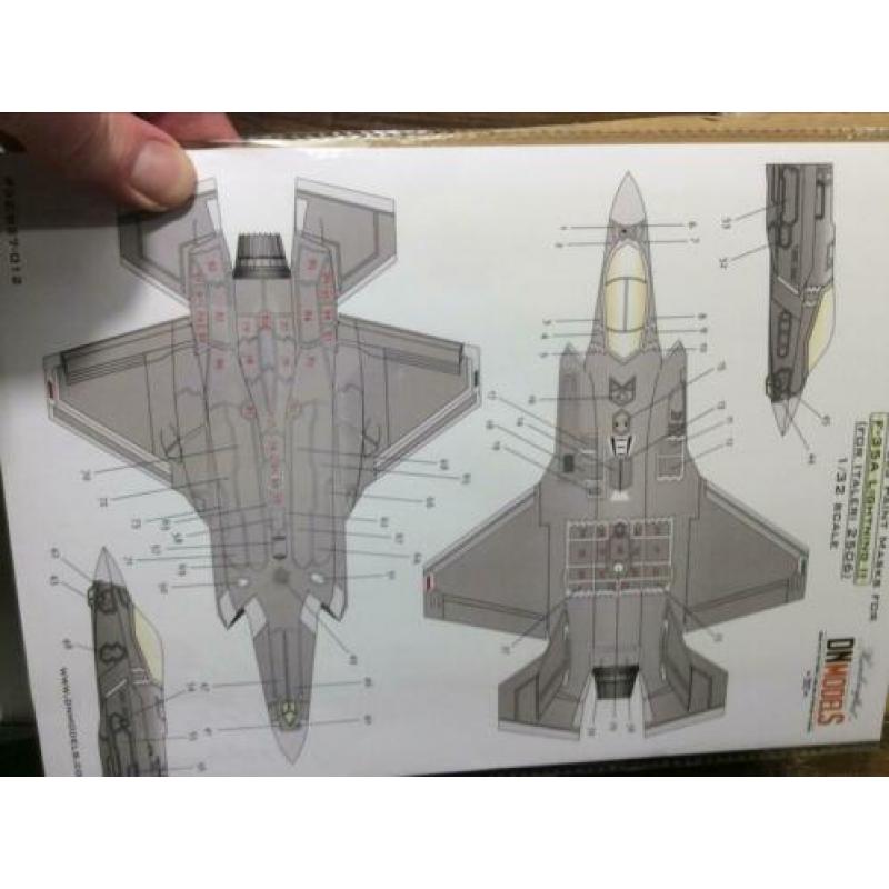 Italeri F-35 A lightning II met BIG ED en mask set