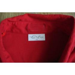 erfo blouse 44 rood zeer netjes