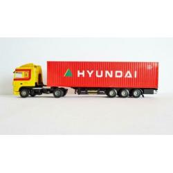 Lion Toys Daf 95 XF van Orselen met 40 ft. Hyundai Containe