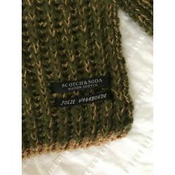 Scotch & Soda - Groen gebreide sjaal