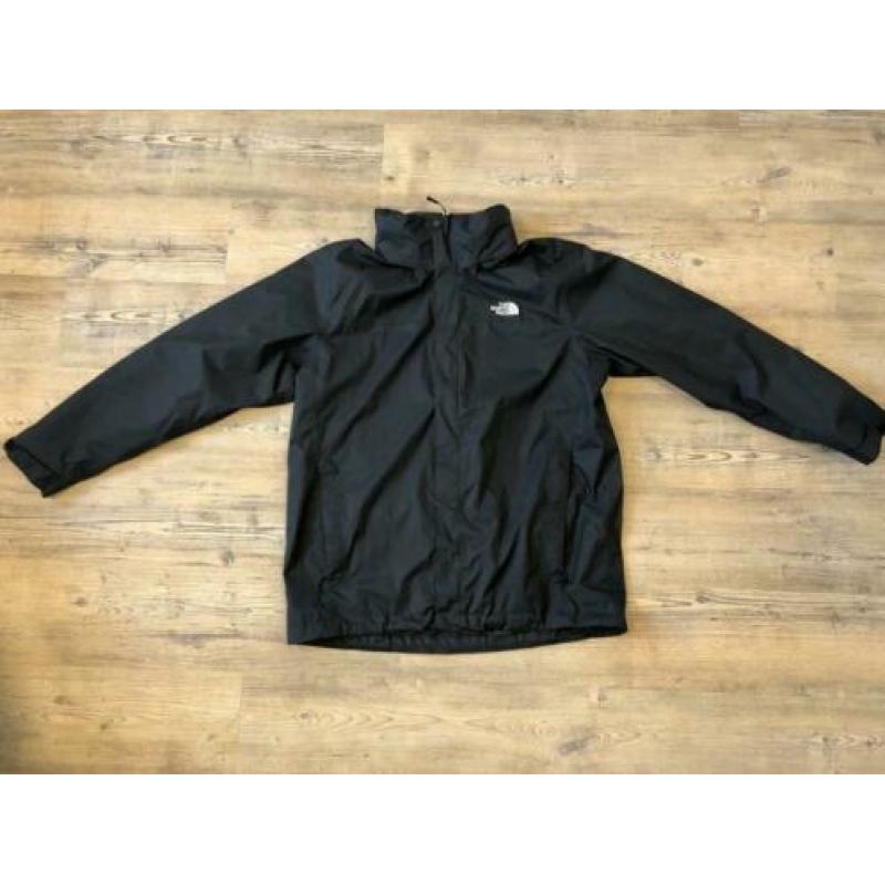 North Face 3 in 1: ademende waterdichte jas + fleece vest XL