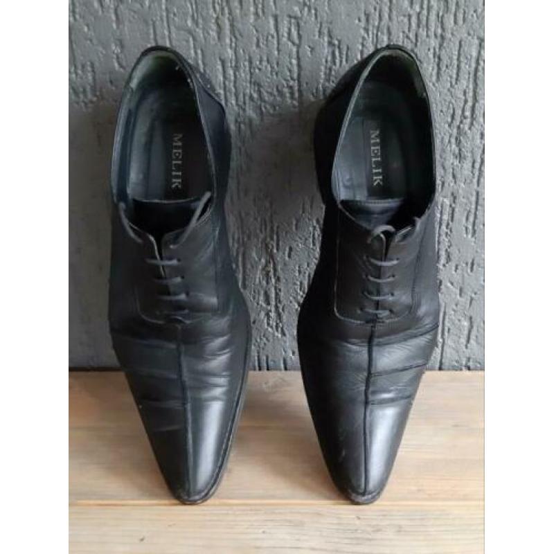 Nette/aparte leren Melik schoenen. Maat 43