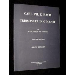 Carl Ph. E. Bach - Triosonata In G Major - For Flute, Violin
