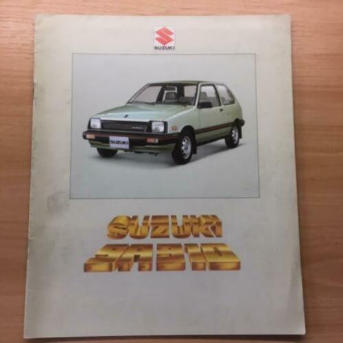 Autofolder/Brochure Suzuki SA 310 1984 16 pagina's + test
