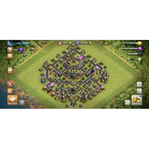 Bijna alle defenses zijn maximale level.