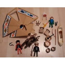 Playmobil 4431 Sheriff en Indianen + vintage extra's