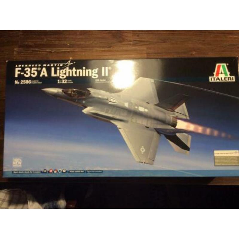 Italeri F-35 A lightning II met BIG ED en mask set