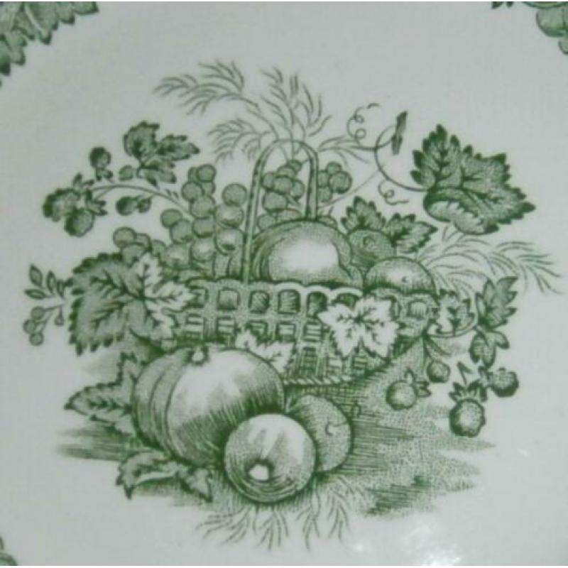 Zes Gebaksbordjes Mason"s Fruit basket