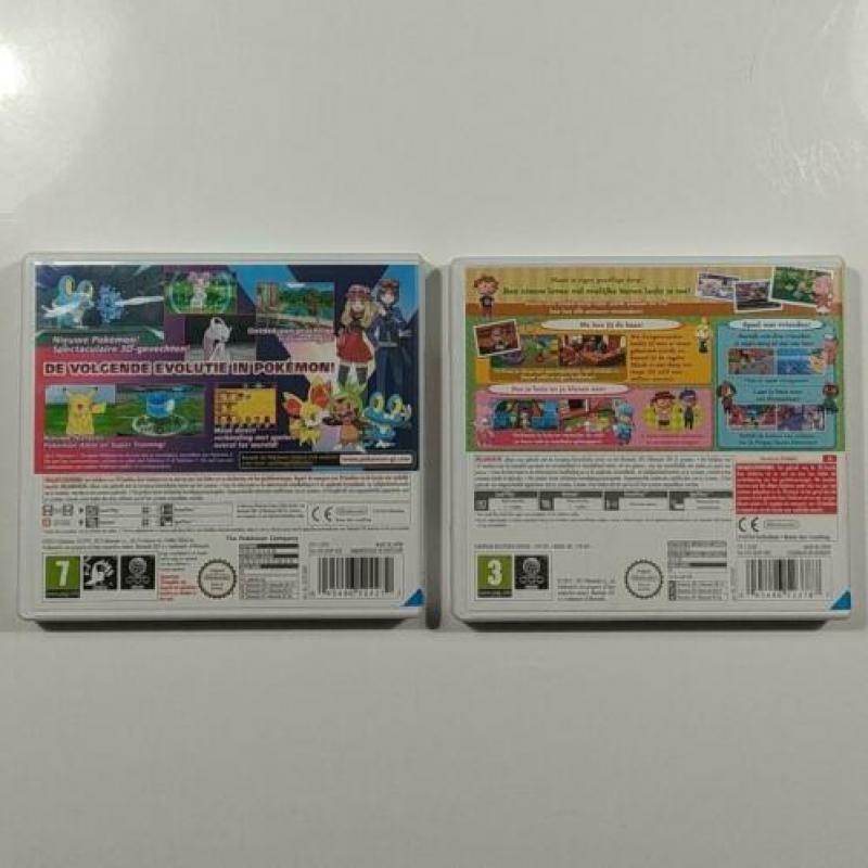 Animal Crossing + Pokémon Y (3DS spellen)