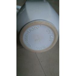 Grote vintage West Germany vaas Bay 691 40. Wit, Hoogte 40cm