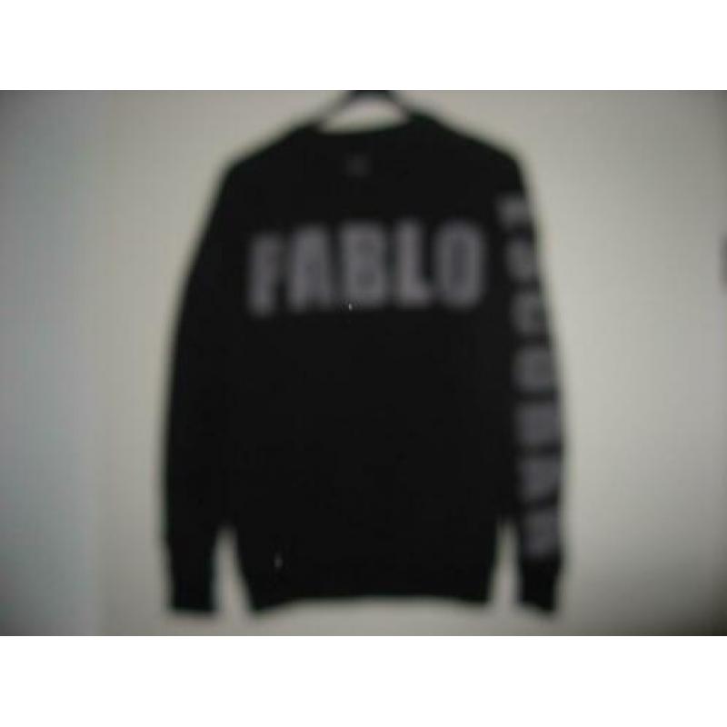 zgan originele zwarte My Brand Pablo Escobar sweater, mt S