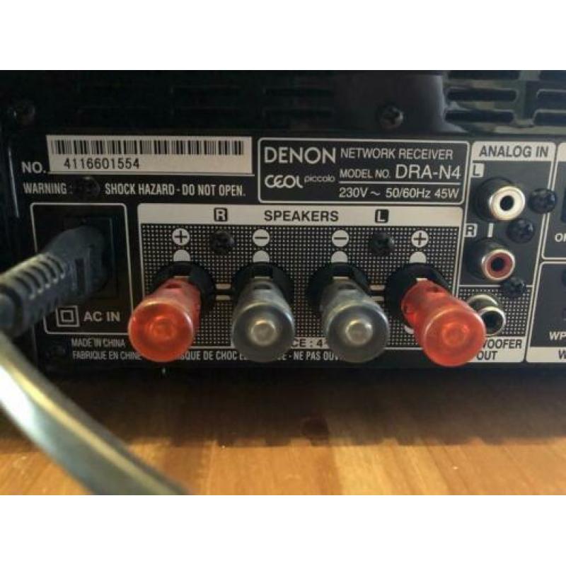 Denon Ceol Piccolo DRA-N4 inclusief speakers