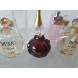 Lege miniatuur Dior 10 x