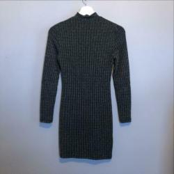 H&M zwarte glitter jurk maat XS