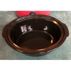 Slow Cooker zachte gaarder 6,5 liter 300w rood