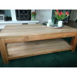 teakhout salontafel 130x70