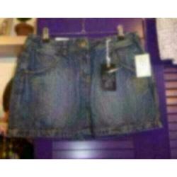 Tumble 'n Dry denim donker blauw kort rokje mt 176 -XS 15331