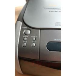 Lenco wekkerradio met CD functie