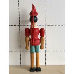 Vintage Scandinavisch design Pinokkio pop van hout