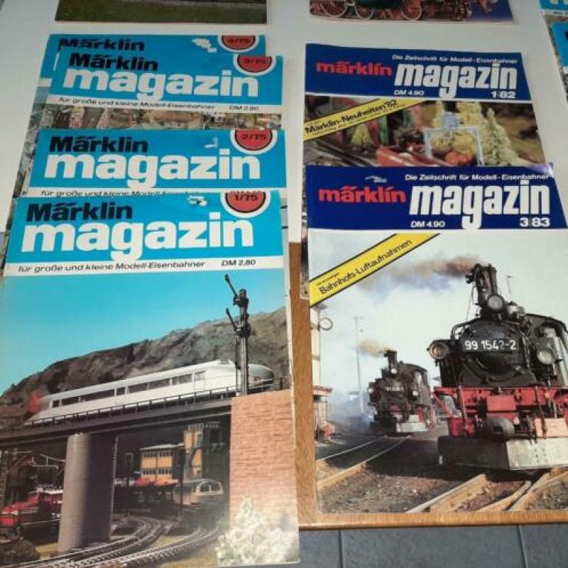 20 stuks Marklin Magazins vanaf 1966 t/m 1992