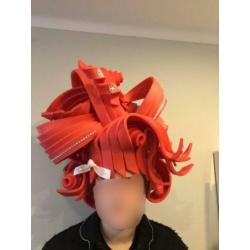 Mooie rode pruik voor carnaval