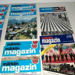 20 stuks Marklin Magazins vanaf 1966 t/m 1992