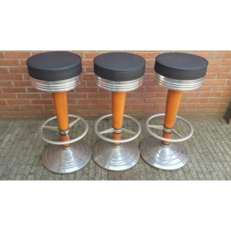 Fifties sixties casino barkrukken bel air bartafel