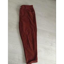 Mom jeans corduroy maat 46