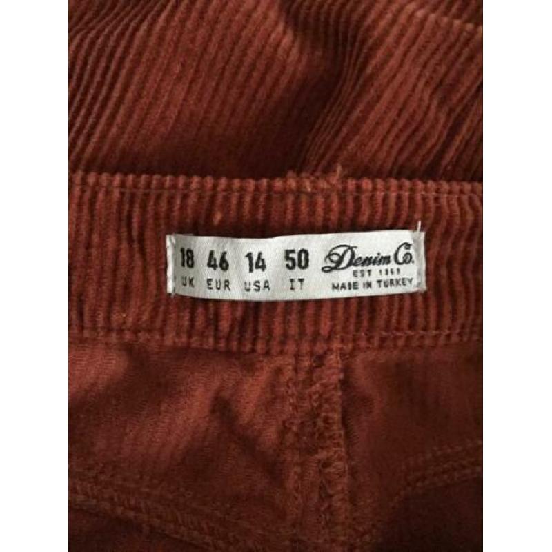 Mom jeans corduroy maat 46