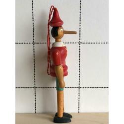 Vintage Scandinavisch design Pinokkio pop van hout