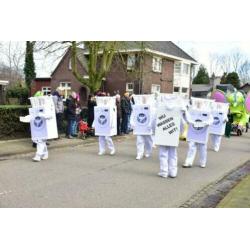 Loopgroep carnaval: witwassen