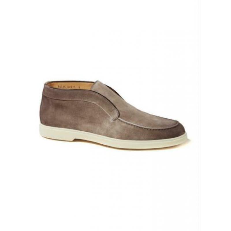 NIEUW / SANTONI suede leren schoenen maat 45 (11)