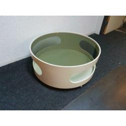 Uitverkoop!! Vintage space age salontafel voor €145,-!
