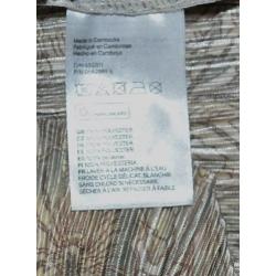 HENNES plissé glans jurk M