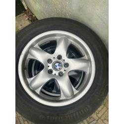 Bmw X5 velgen met zomer banden 255/55 R18