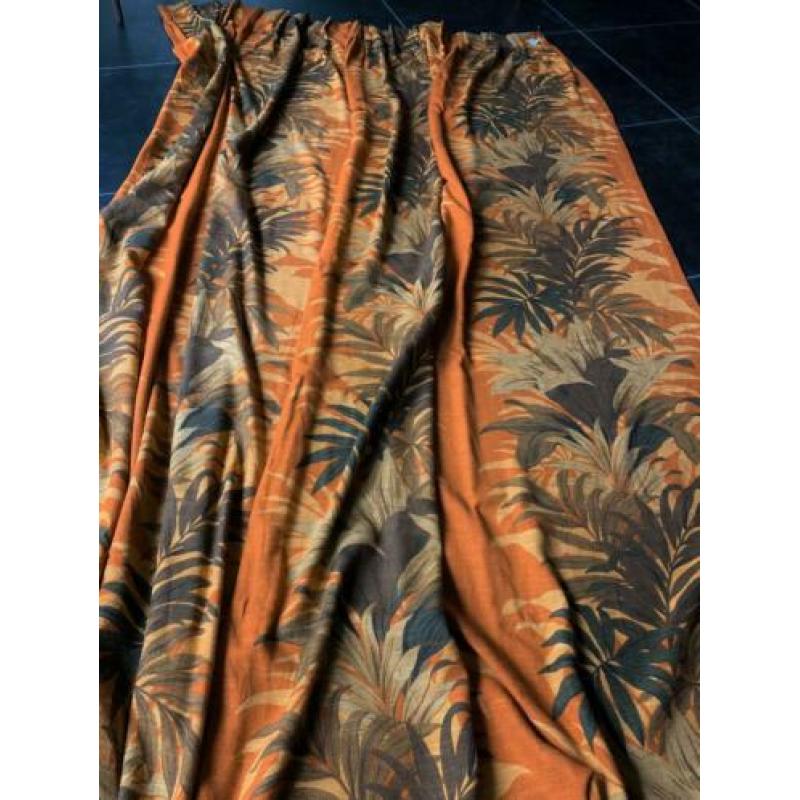 Prachtige originele retro vintage gordijnen