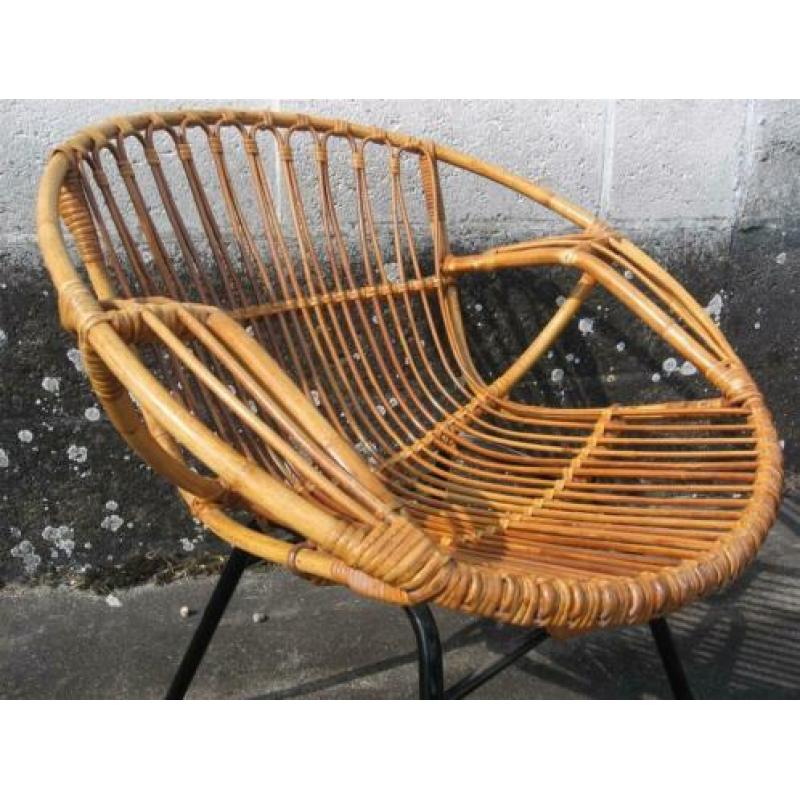Stoeltje '60s ( rotan ) Retro/Vintage/Design