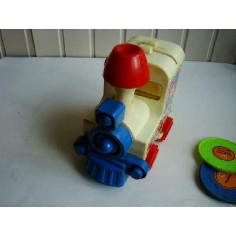 Speelgoed Fisher Price -Trein met muziek en Televisie / 1979