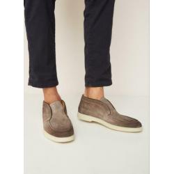 NIEUW / SANTONI suede leren schoenen maat 45 (11)