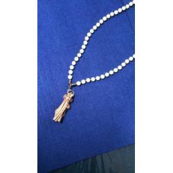 Mooie nieuwe ketting merk Exoal (eventueel met oorbellen)