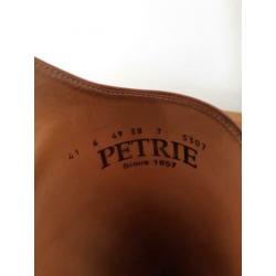Cognac kleur rijlaarzen van Petrie met rits