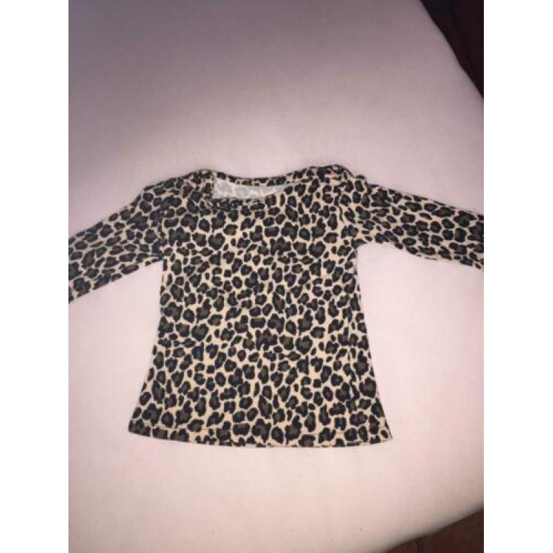 Babykleding vanaf maat 50 leopard printje