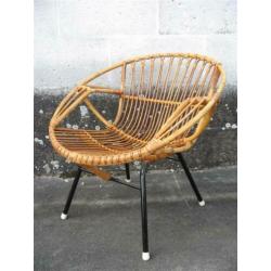 Stoeltje '60s ( rotan ) Retro/Vintage/Design