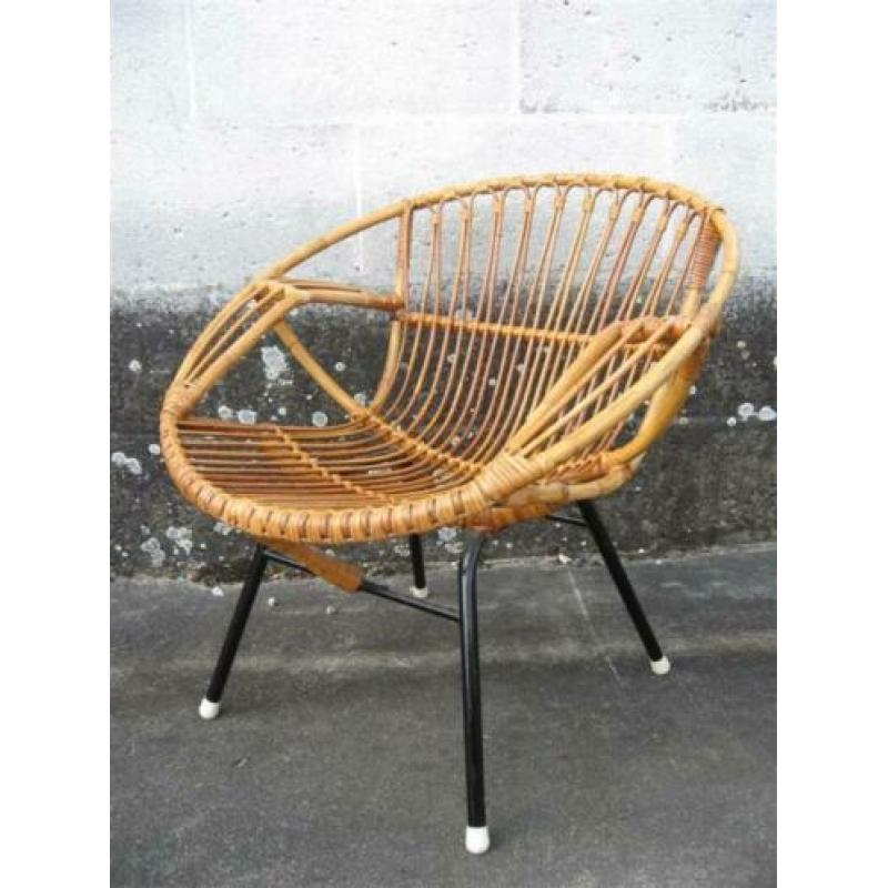Stoeltje '60s ( rotan ) Retro/Vintage/Design