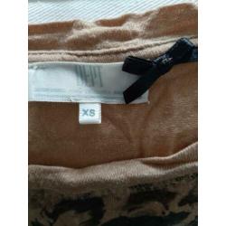 Beige of shoulder top van DEPT maat xs