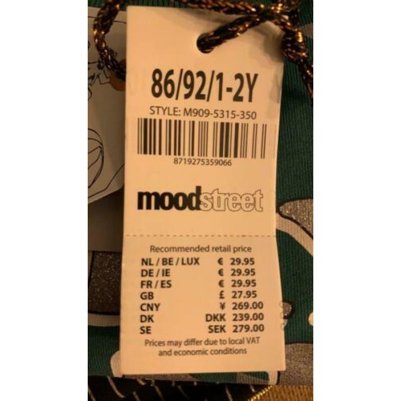 Nieuwe trui van Moodstreet maat 86 / 92