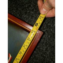 Schilderij hout Corvette 3d