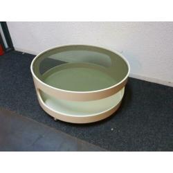 Uitverkoop!! Vintage space age salontafel voor €145,-!